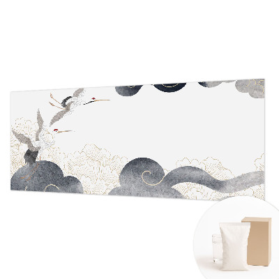 Moderná fototapeta Žeriavy za letu