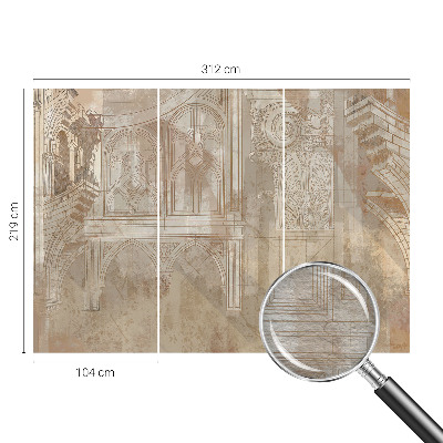 Moderná fototapeta na mieru Historické ozdoby