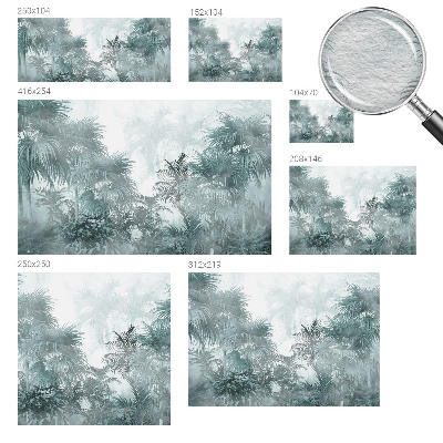 Luxusná tapeta Exotická zelená