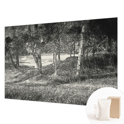 Vliesová fototapeta na stenu Pokojná krajina