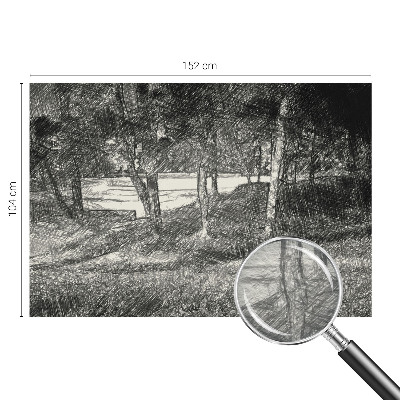 Vliesová fototapeta na stenu Pokojná krajina