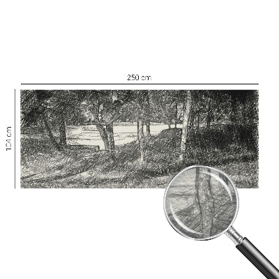 Vliesová fototapeta na stenu Pokojná krajina