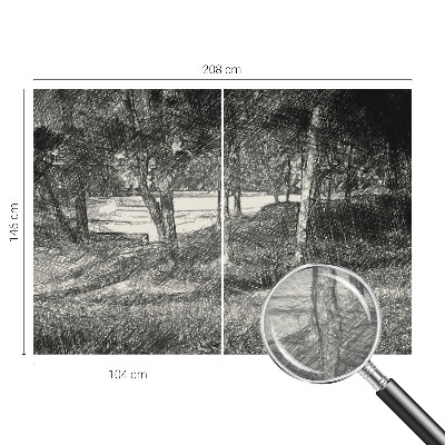 Vliesová fototapeta na stenu Pokojná krajina