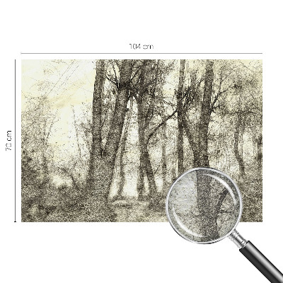 Vliesová tapeta Lesná melanchólia