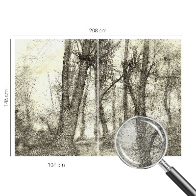 Vliesová tapeta Lesná melanchólia