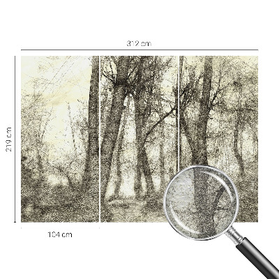 Vliesová tapeta Lesná melanchólia