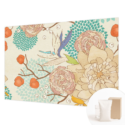 Vliesová tapeta na stenu Kvetinová fantázia