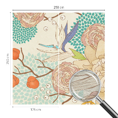 Vliesová tapeta na stenu Kvetinová fantázia