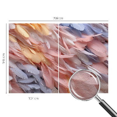 Fototapeta do obývačky Pastelové pierka