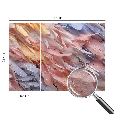 Fototapeta do obývačky Pastelové pierka