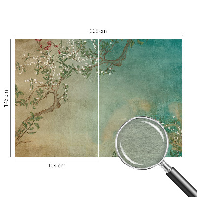 Vliesová fototapeta pre deti Kvetinová harmónia