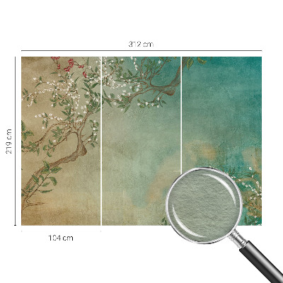 Vliesová fototapeta pre deti Kvetinová harmónia