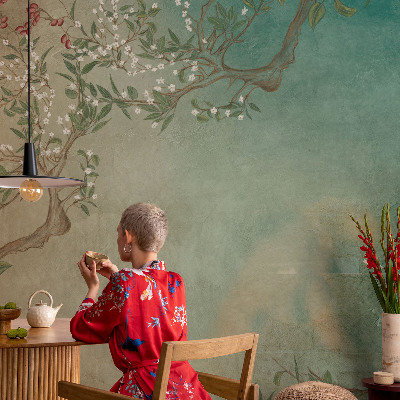 Vliesová fototapeta pre deti Kvetinová harmónia