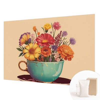 Fotografická tapeta na vliese Farebná kytica