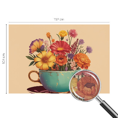 Fotografická tapeta na vliese Farebná kytica