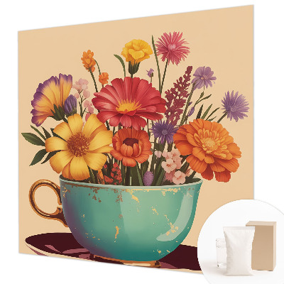 Fotografická tapeta na vliese Farebná kytica