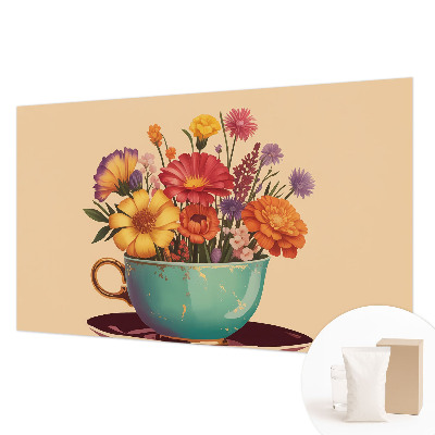 Fotografická tapeta na vliese Farebná kytica