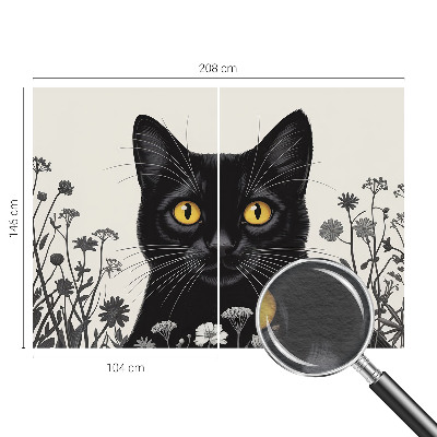 Fototapeta s potlačou na vliese Mačacie kvety