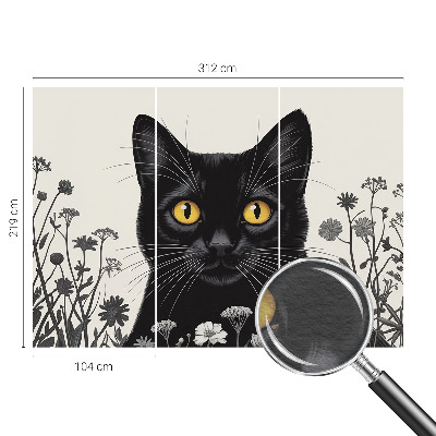 Fototapeta s potlačou na vliese Mačacie kvety