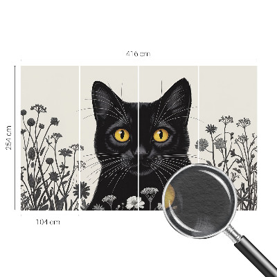 Fototapeta s potlačou na vliese Mačacie kvety