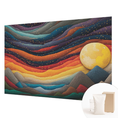 Vliesová fototapeta Farebné hory