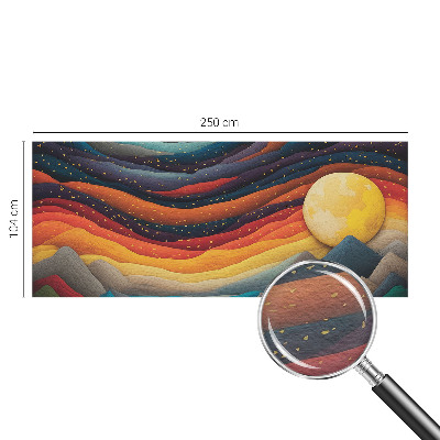 Vliesová fototapeta Farebné hory