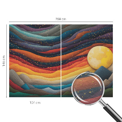 Vliesová fototapeta Farebné hory