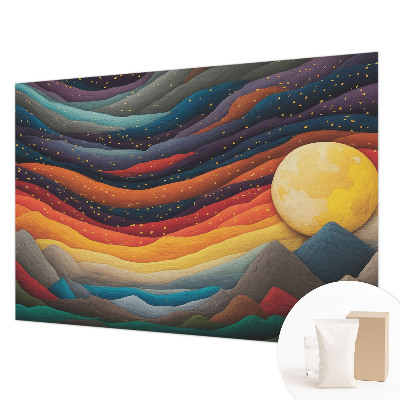 Vliesová fototapeta Farebné hory