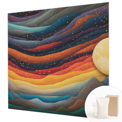 Vliesová fototapeta Farebné hory