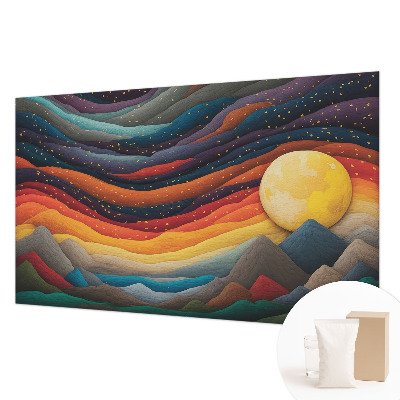 Vliesová fototapeta Farebné hory