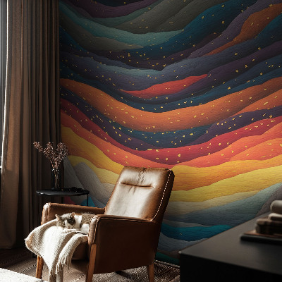 Vliesová fototapeta Farebné hory