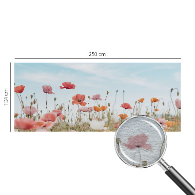 Vliesová fototapeta s potlačou Makové kvety