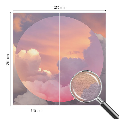 Dekoratívna fototapeta na stenu Éterické oblaky