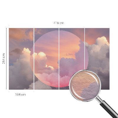 Dekoratívna fototapeta na stenu Éterické oblaky