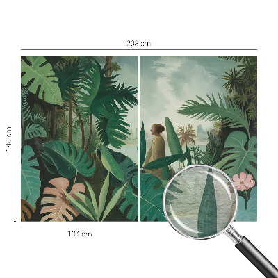 Fototapeta na mieru do spálne Exotická džungľa