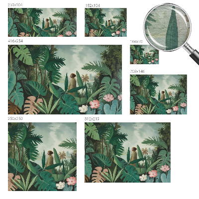 Fototapeta na mieru do spálne Exotická džungľa