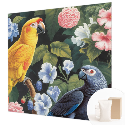 Vliesová tapeta na stenu Exotické vtáky