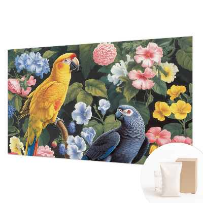 Vliesová tapeta na stenu Exotické vtáky