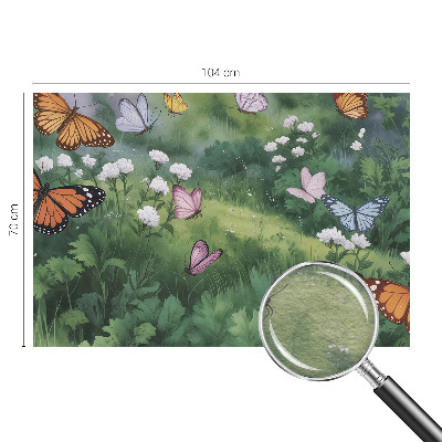 Fototapeta do spálne Motýle na lúke