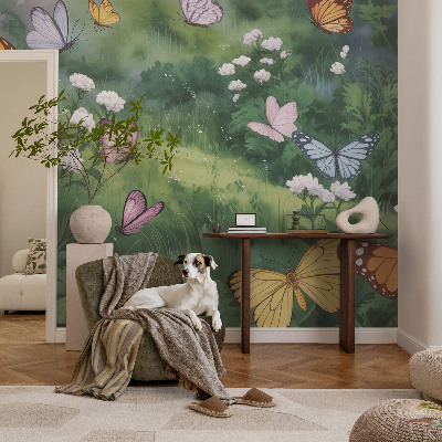 Fototapeta do spálne Motýle na lúke