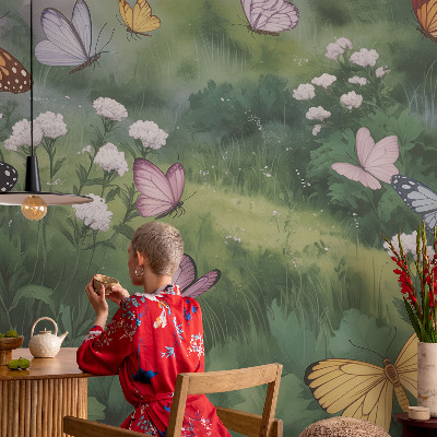 Fototapeta do spálne Motýle na lúke