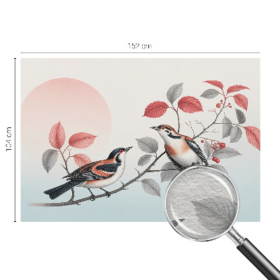 Fototapeta do obývačky Sediace vtáky