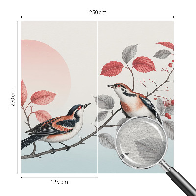 Fototapeta do obývačky Sediace vtáky