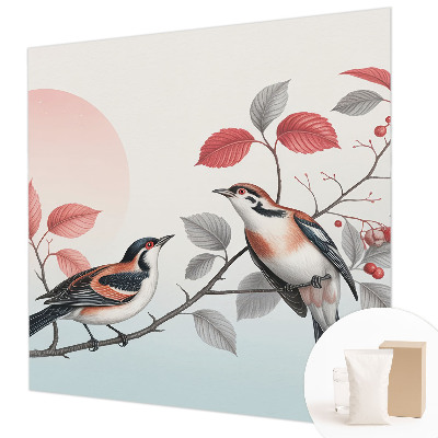 Fototapeta do obývačky Sediace vtáky