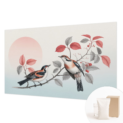 Fototapeta do obývačky Sediace vtáky