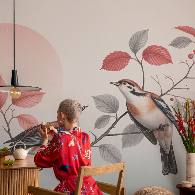 Fototapeta do obývačky Sediace vtáky