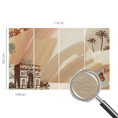 Vliesová fototapeta do spálne Exotická cesta