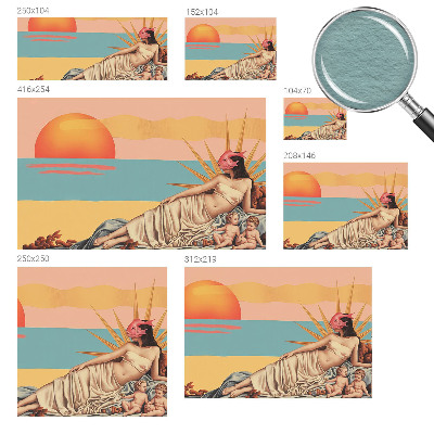 Vliesová fototapeta do obývačky Západ surrealizmu