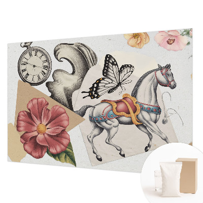 Vliesová fototapeta pre deti Starožitné kvety