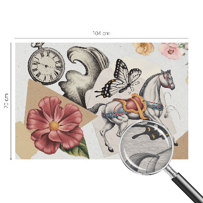 Vliesová fototapeta pre deti Starožitné kvety